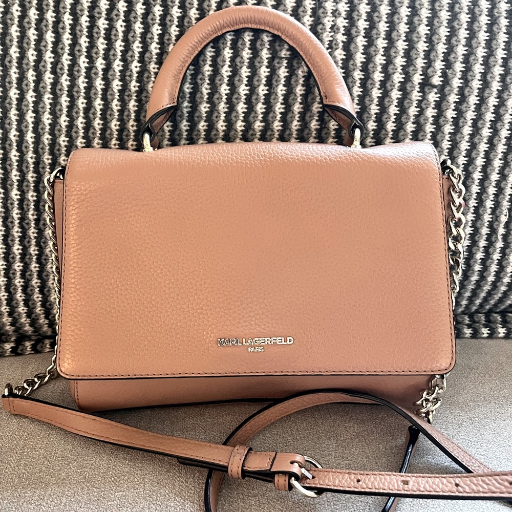 Karl Lagerfeld Leather Sling Purse
